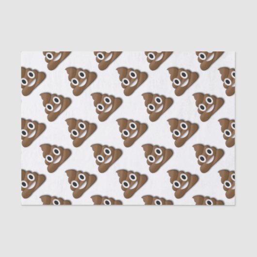 Poep. Tissuepapier (Voorkant)