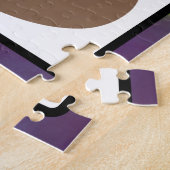 Poep Veel Gezichten Rainbow Achtergrond Legpuzzel (Zijkant)