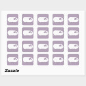 poepen cavia Stickers (Vel)