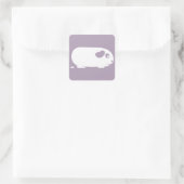 poepen cavia Stickers (Tas)