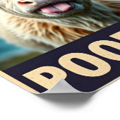 Poepen jullie? Grappige Highland Koe, Koe kunst Poster (Hoek)