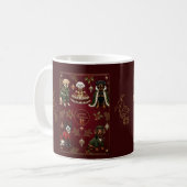 Poepie Kerstmis Koffiemok (Voorkant links)