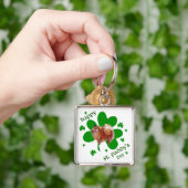 Poeranian St. Patrick's Day Sleutelhanger (Hand)