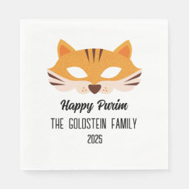 Poerim vossenmasker gemaskerd kostuum servet