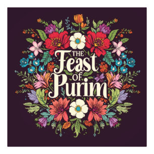 "Poerimfeest" kunstmuur Foto Afdruk