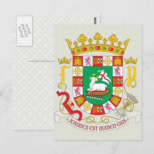 Poerto Rico - wapenstilstand Briefkaart (Voorkant / Achterkant)