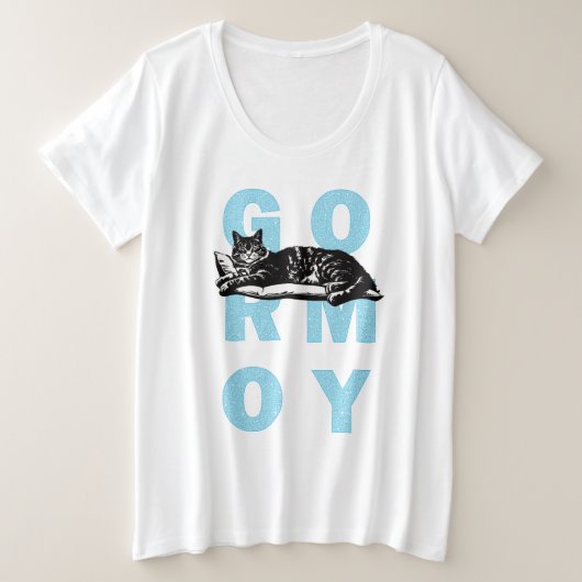 poes grote maat t-shirt (Design voorkant)