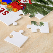 Poes Kerstmis Katten en Kerstboom Legpuzzel (Zijkant)