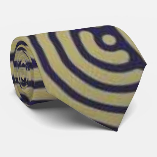 Poe's Magic Art Deco Necktie Stropdas (Opgerold)