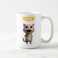 Poes Moppige Kat Mok