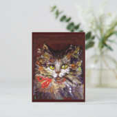 POES PORTRET BRIEFKAART (Staand voorkant)