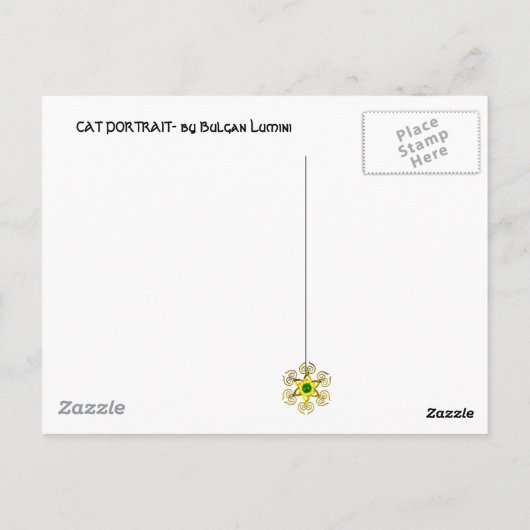 POES PORTRET BRIEFKAART (Achterkant)