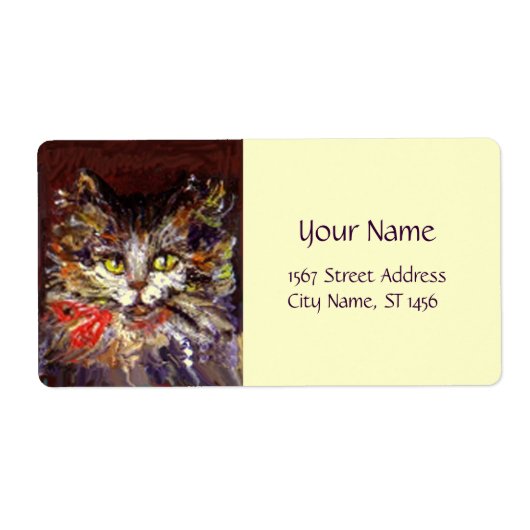 POES PORTRET ETIKET (Voorkant)