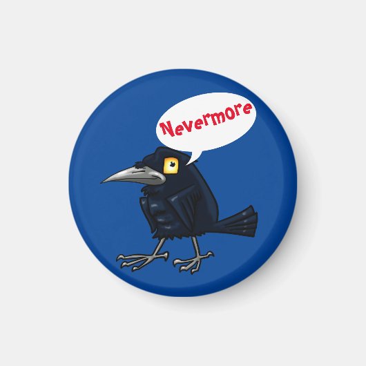 Poe's Raven Magnet (Voorkant)