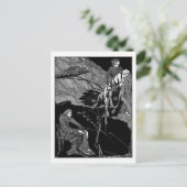 Poe's Tales of Mystery and Imagination Briefkaart (Staand voorkant)