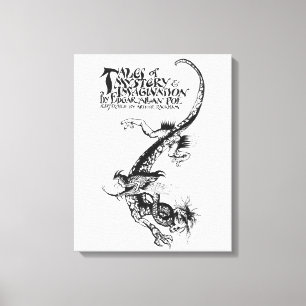 Poe's Tales of Mystery & Imagination Dragon Canvas Afdruk