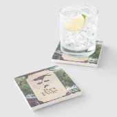 Poe's Tavern Sullivan's Island, Charleston Stenen Onderzetter (Zijkant)