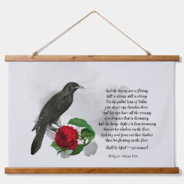 Poe's The Raven Hangend Wandkleed