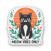 poes trillingen alleen sticker (Voorkant)