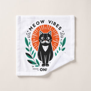 poes trillingen alleen washandje
