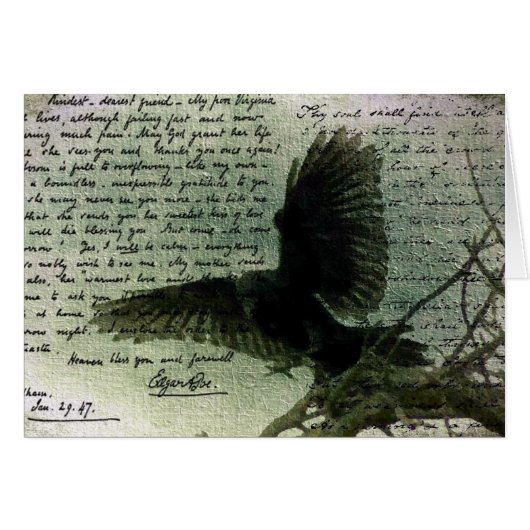 Poe's Writing and Raven (Voorkant Horizontaal)