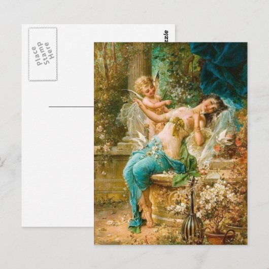 Poesia - door Herbert James Draper Briefkaart (Voorkant / Achterkant)