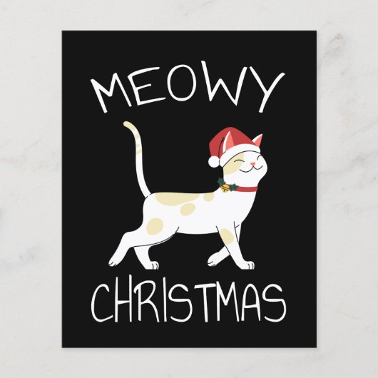 Poesig Kerstmis - Grappige Kerstmis 2022 Flyer (Voorkant)