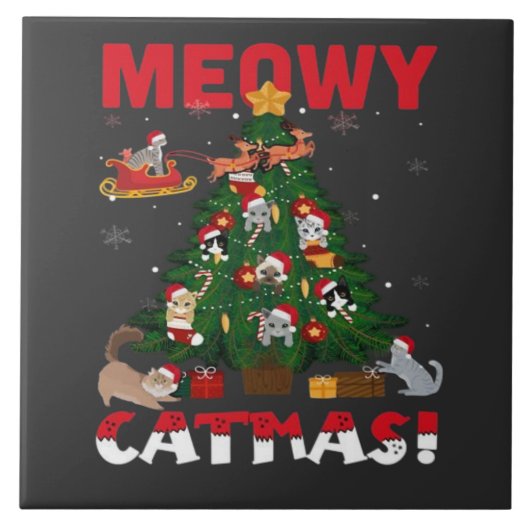 Poesig Kerstmis Tegeltje (Voorkant)