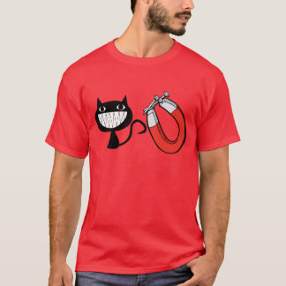 poesje magnet, grappige hemden, humor, grappig t-shirt