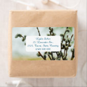 Poesje Willow Branches Retouradreslabel Etiket (Insitu)