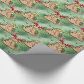 poesrendier donald trump cadeaupapier (Hoek)