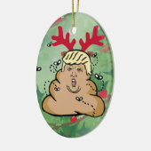 poesrendier donald trump keramisch ornament (Links)