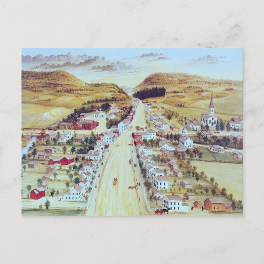 Poestenkill, New York, c.1855 Briefkaart (Voorkant)