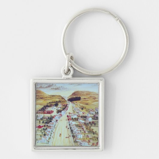 Poestenkill, New York, c.1855 Sleutelhanger (Voorkant)