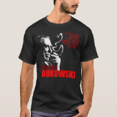 Poet &amp; Author Charles Bukowski Tee Essential T T-shirt (Voorkant)