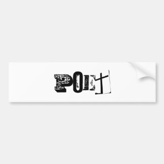 Poet Bumper Stick Bumpersticker