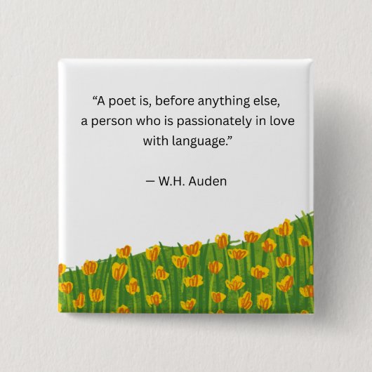 Poet Button (Voorkant)