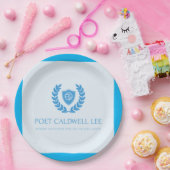 Poet Caldwell Lee Party Papieren Bordje (Feest)