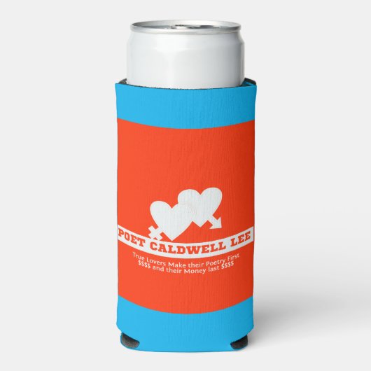 Poet Caldwell Lee Party Seltzer Blikjeskoeler (Seltzer Voorkant)