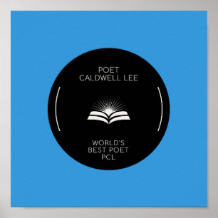Poet Caldwell Lee Poster