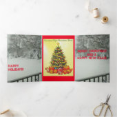 Poet Caldwell Lee Products Drieluik Wenskaart (Binnen)