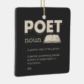 Poet Definition Funny Laureate Novelty Keramisch Ornament (Rechts)