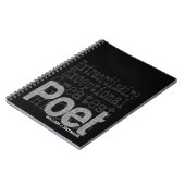 Poet Extraordinaire CUSTOM Notitieboek (Linkerzijde)
