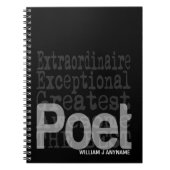 Poet Extraordinaire CUSTOM Notitieboek (Voorkant)
