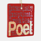 Poet Extraordinaire Keramisch Ornament (Rechts)