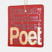 Poet Extraordinaire Keramisch Ornament (Links)