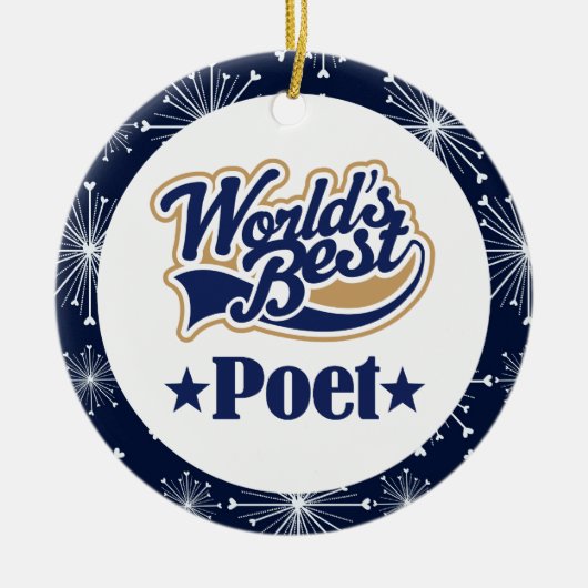 Poet Gift Ornament (Voorkant)