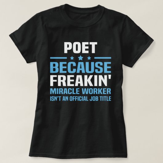 Poet T-shirt (Design voorkant)