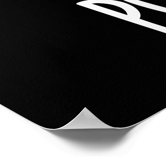 Poet-tato Funny Potato Pun Dark BG Poster (Hoek)