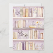 Poetcore New Chapter Pink Girl Book Baby Shower Kaart (Achterkant)